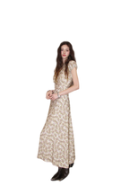 Misty Lilac Cotton Maxi Dress