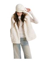Bear Fleece Hooded Vest