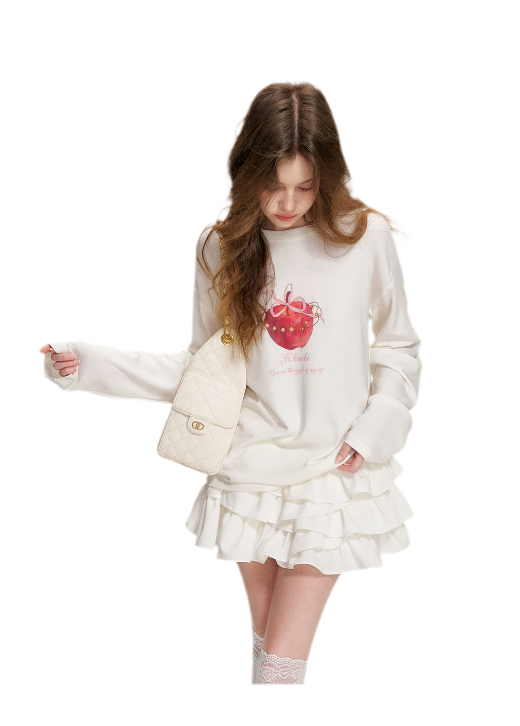 Sequin Apple T-Shirt