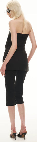 Tencel Lyocell Strapless Top