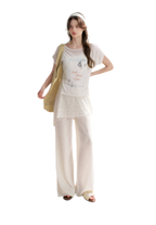 Tencel Linen Knit Pants