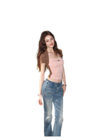 Low Rise Flare Jeans