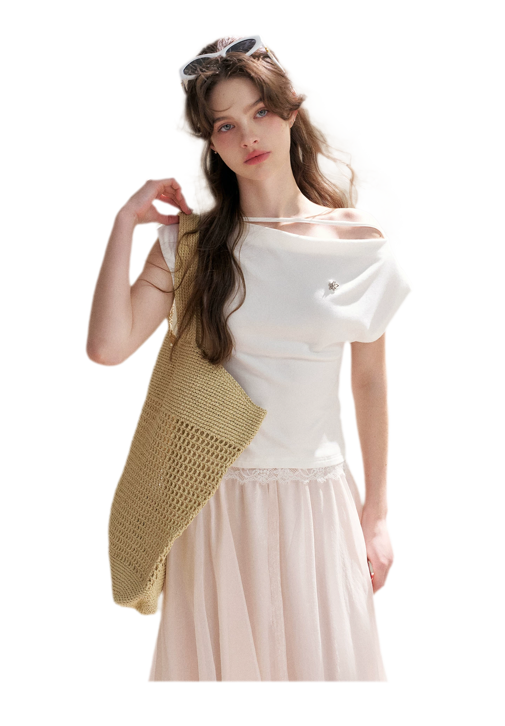 Lace Trim T-Shirt