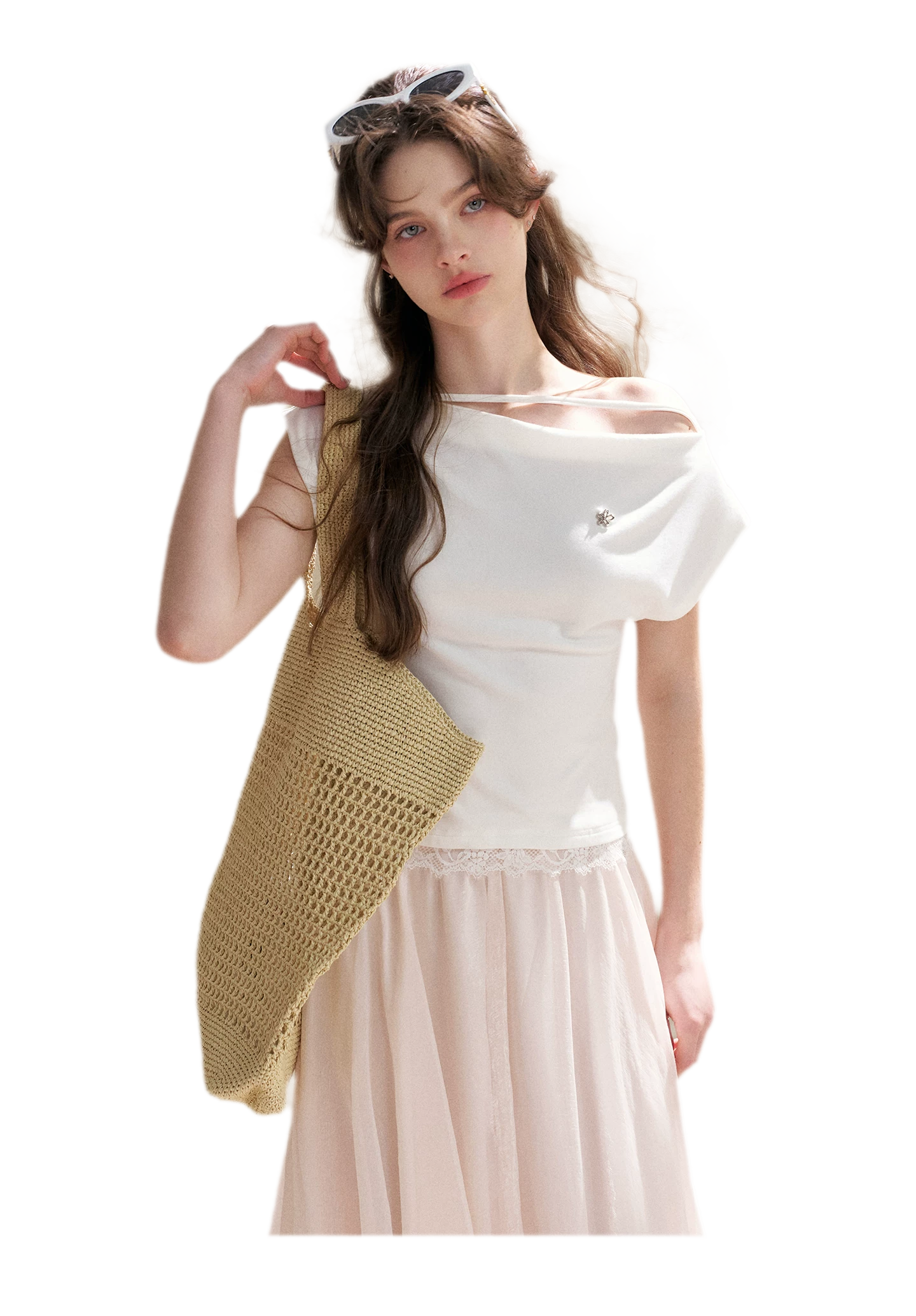 Lace Trim T-Shirt