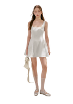 Bow Detail Short A-Line Dress