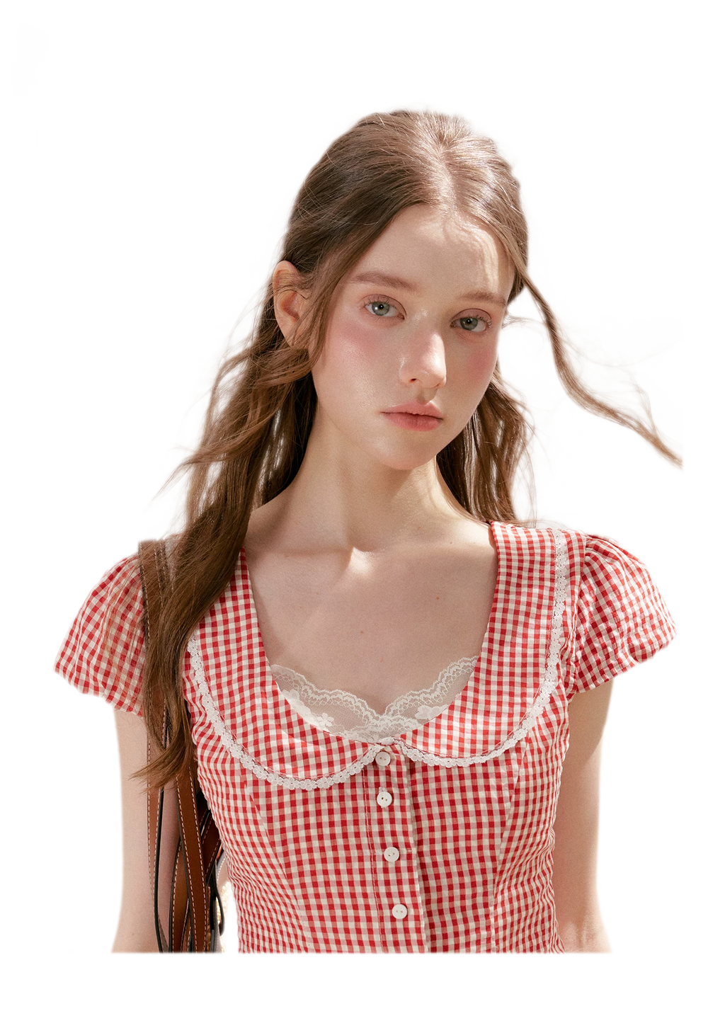Lace Vintage Plaid Dress