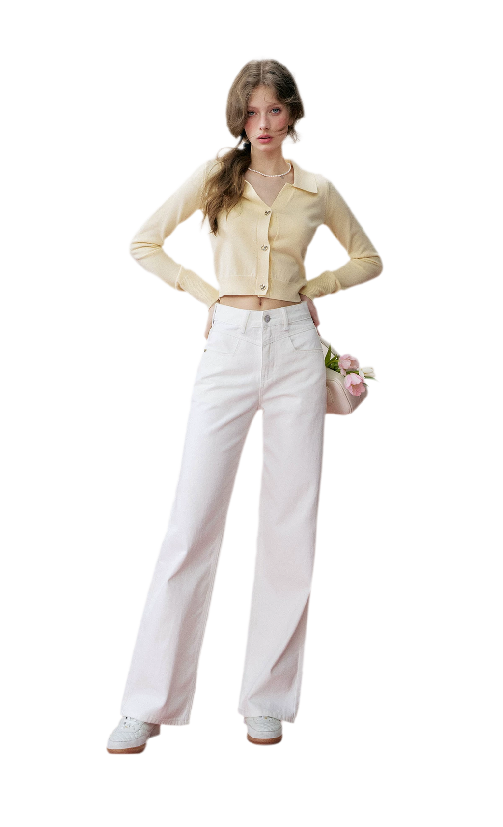 High-Waist Wide-Leg Jeans