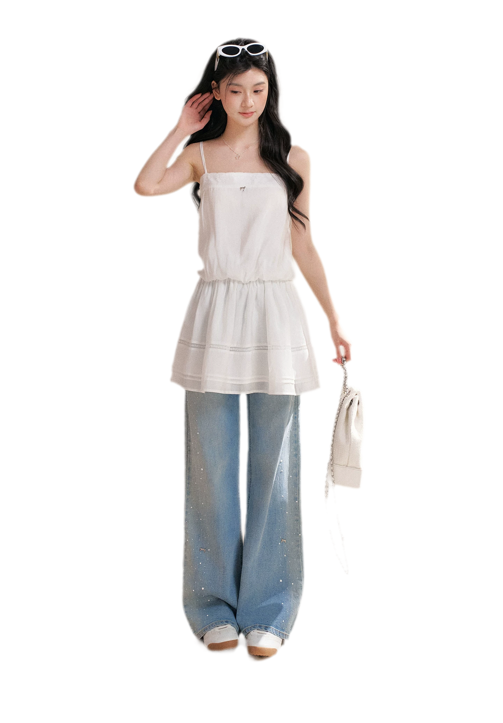 Staycation Straight Leg Moonlight Jeans