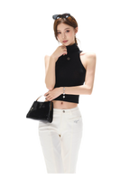Cutout High Neck Tank