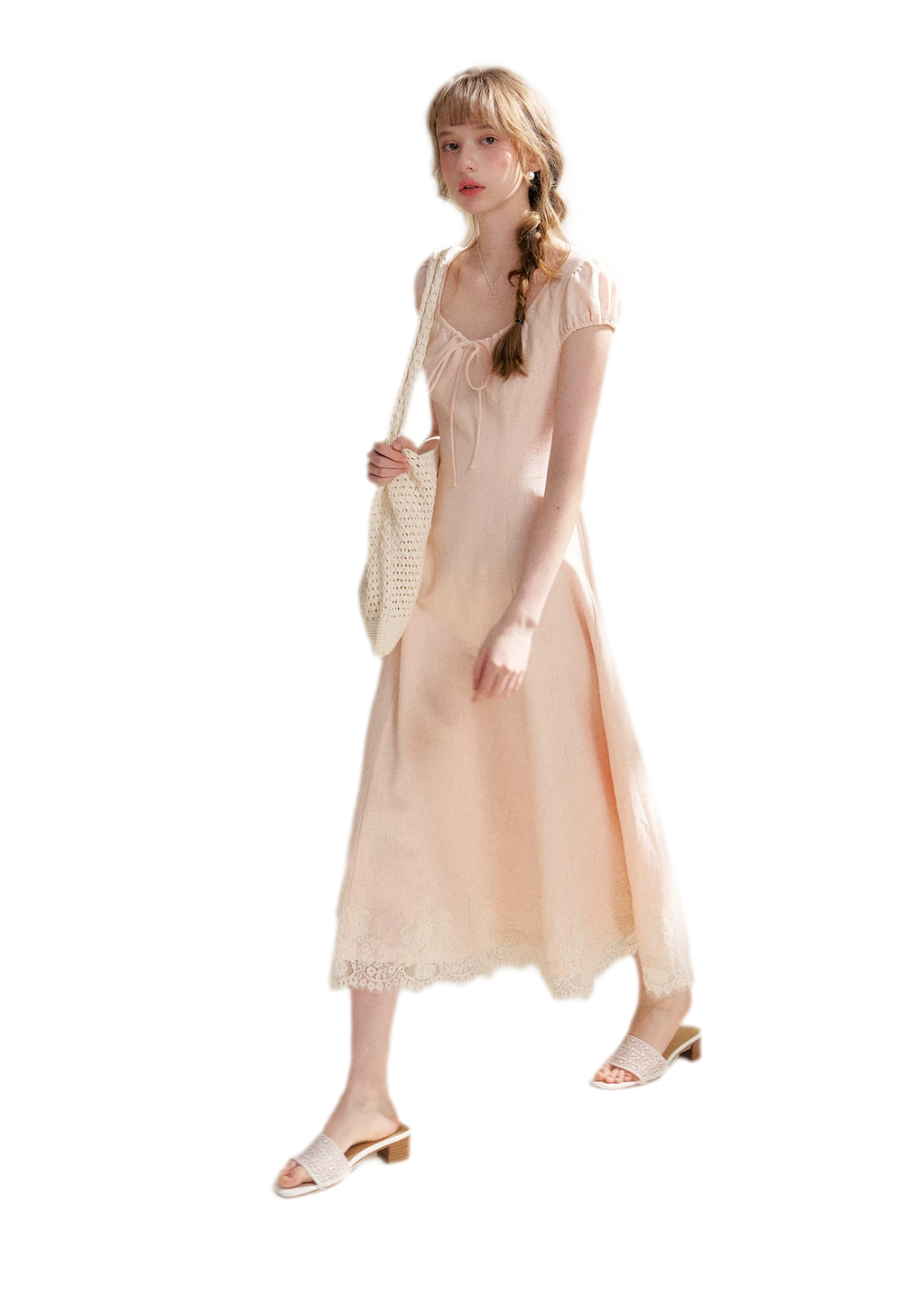 French Lace Long Dress