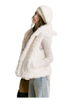 Bear Fleece Hooded Vest