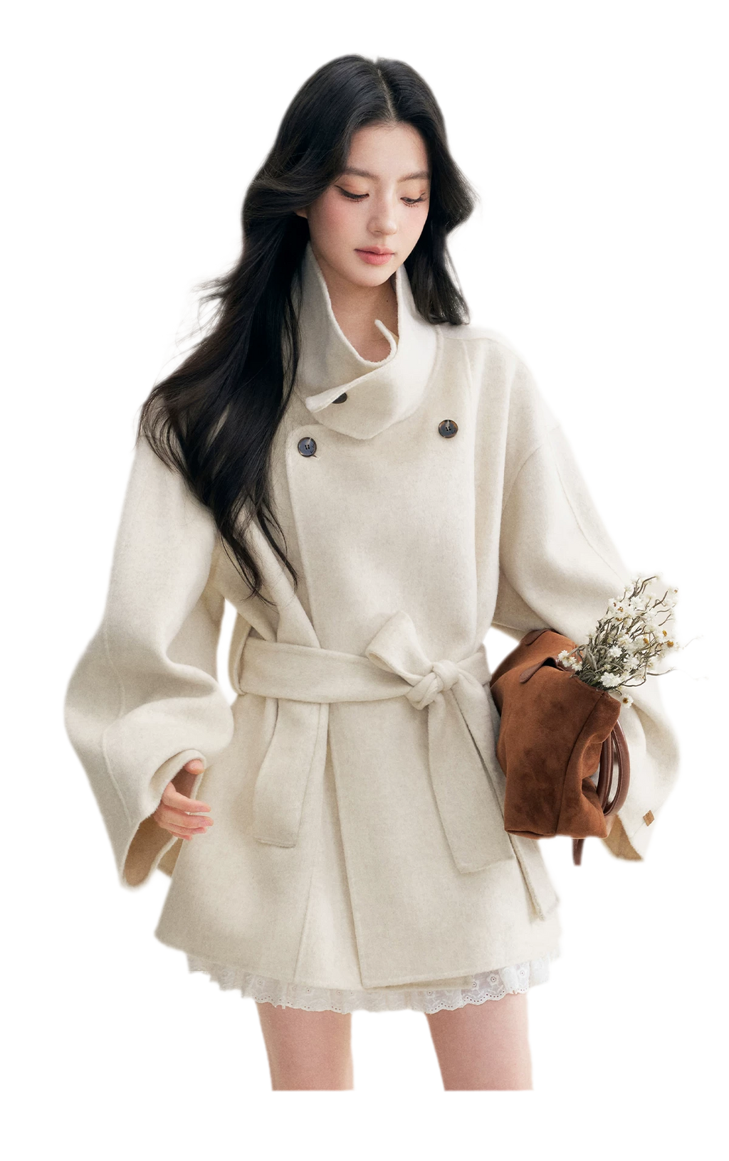 70 Wool Stand Collar Coat
