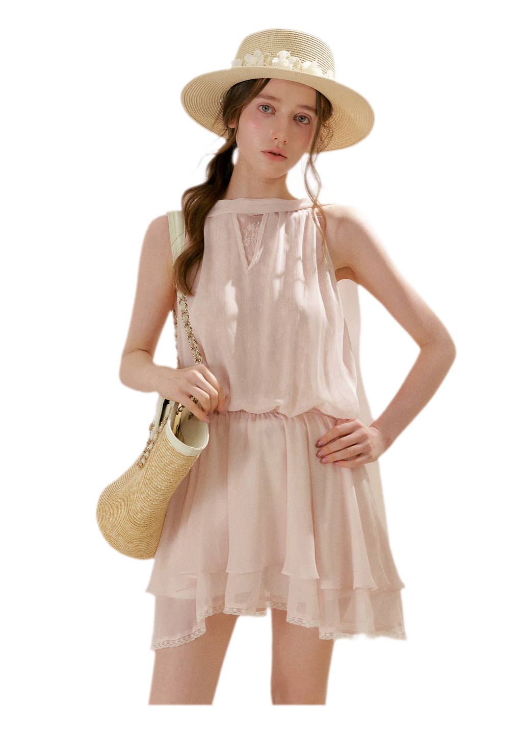 Lace Halter Dress