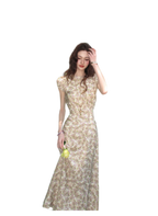 Misty Lilac Cotton Maxi Dress