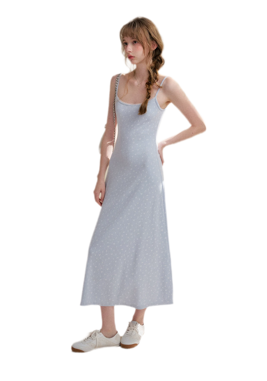Rose Knit Cardigan Dress