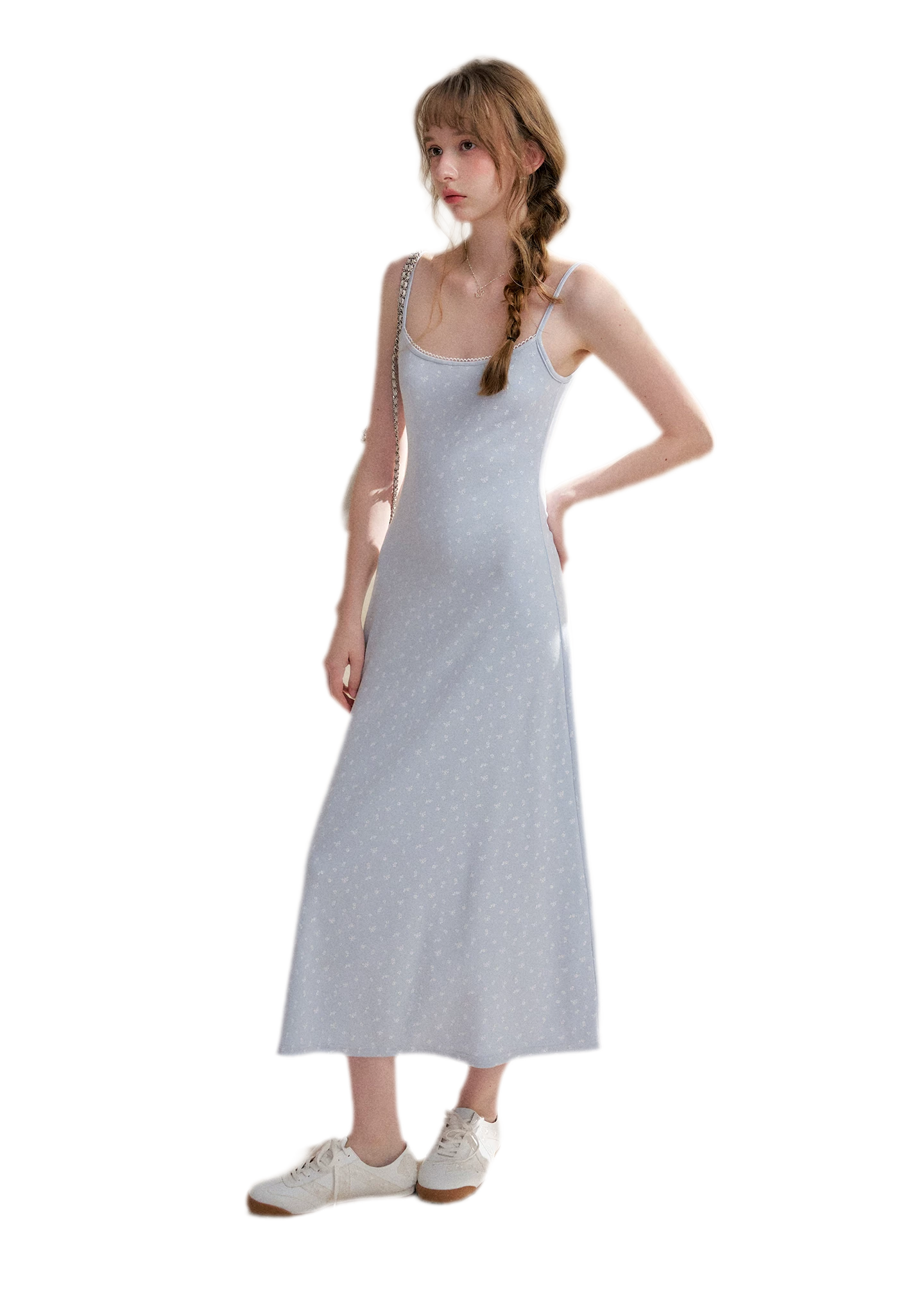 Rose Knit Cardigan Dress