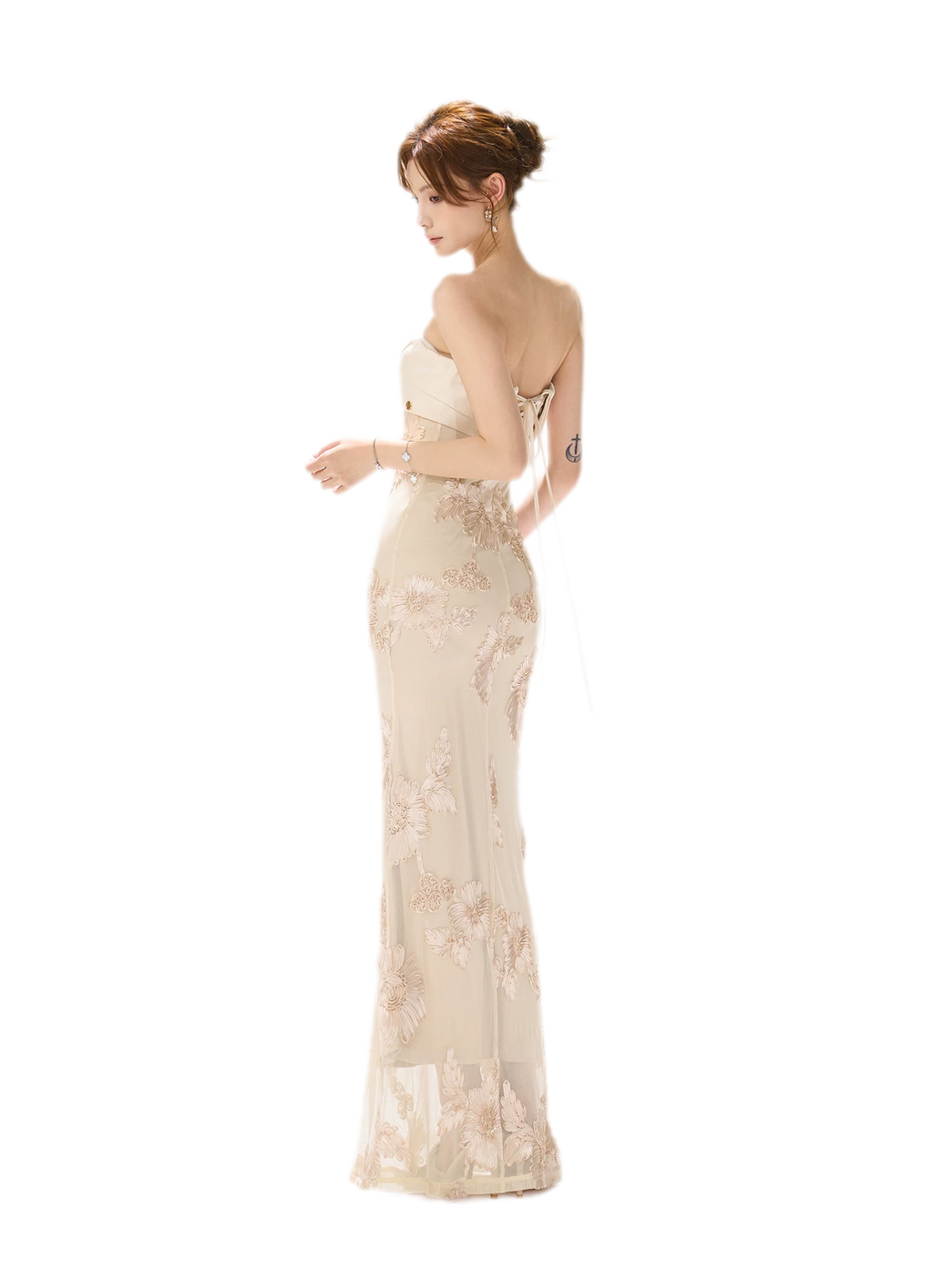 Gilded Night Mermaid Gown