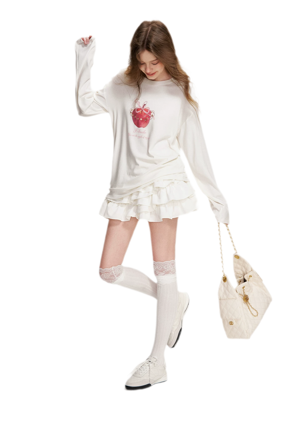 Sequin Apple T-Shirt