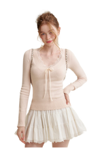 Romantic Lace Puff Skirt