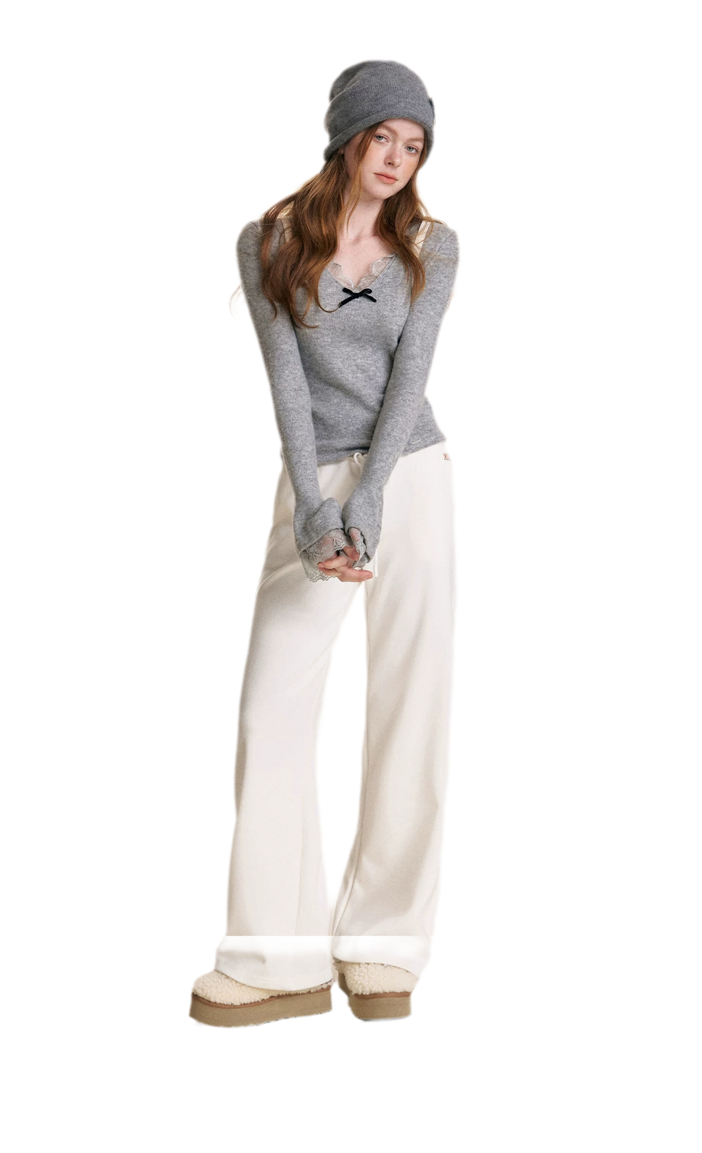 Drawstring High Waist Pants