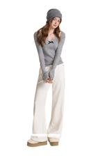 Drawstring High Waist Pants