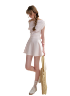 Romantic French Off-Shoulder Short Dress