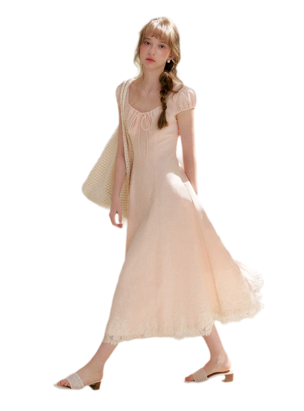 French Lace Long Dress