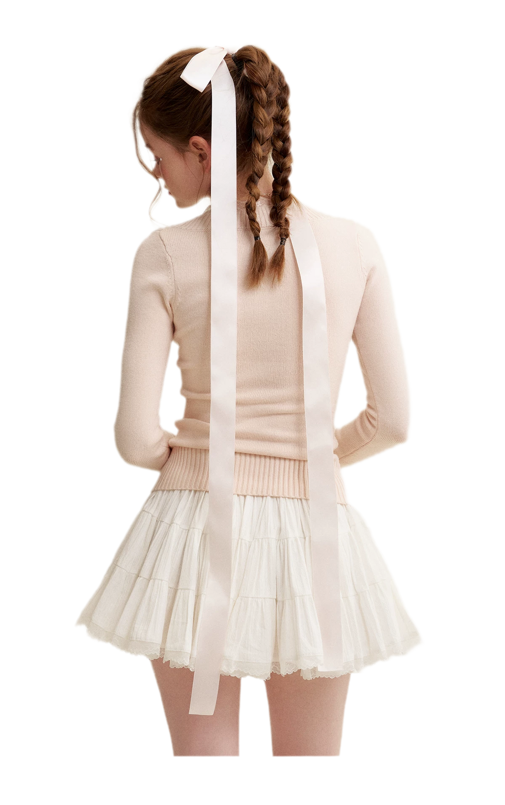 Romantic Lace Puff Skirt