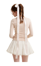 Romantic Lace Puff Skirt