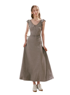 Ribbon A-Line Dress