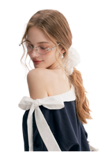 Balletcore Lace Collar Sweatshirt