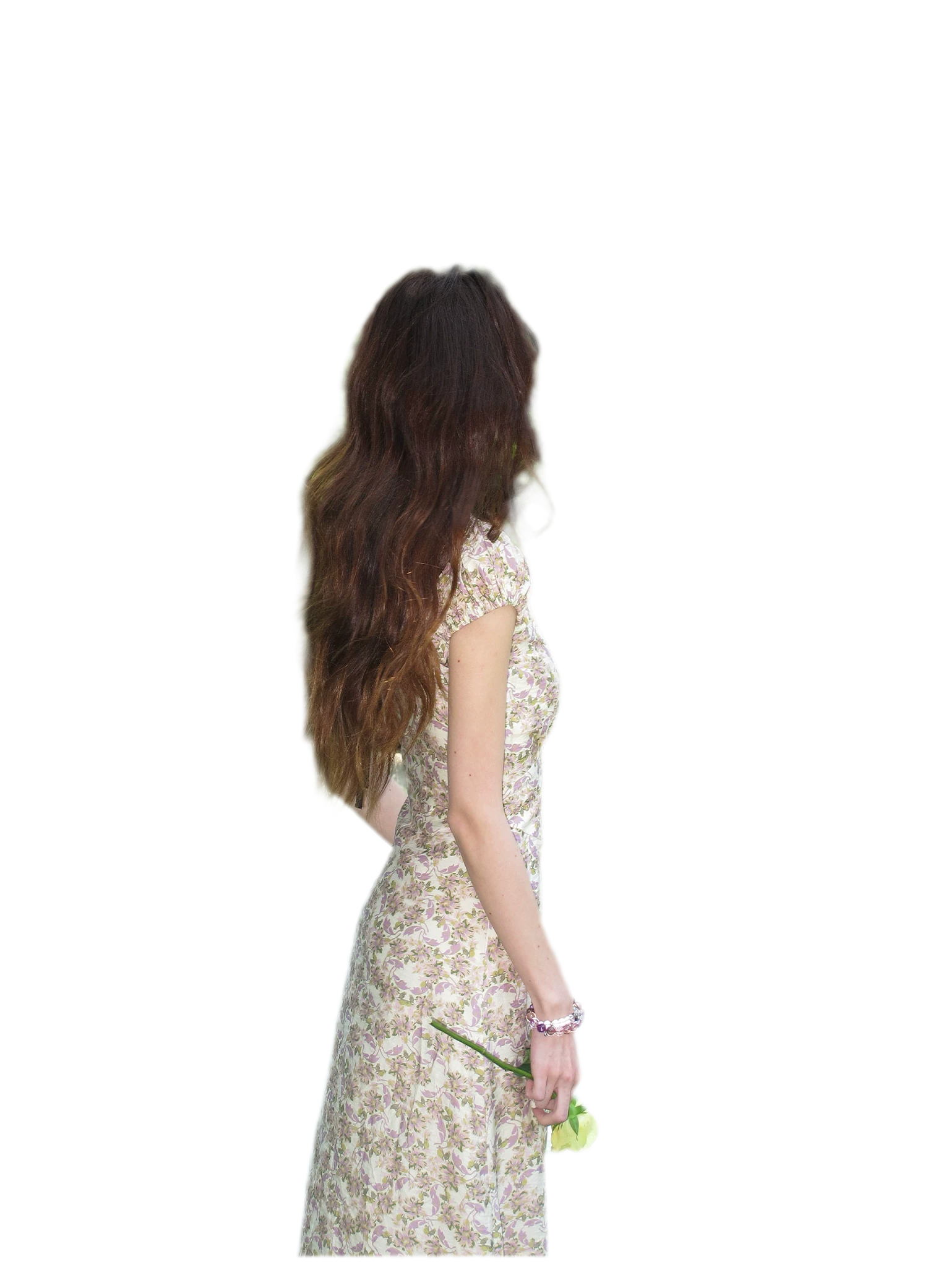 Misty Lilac Cotton Maxi Dress