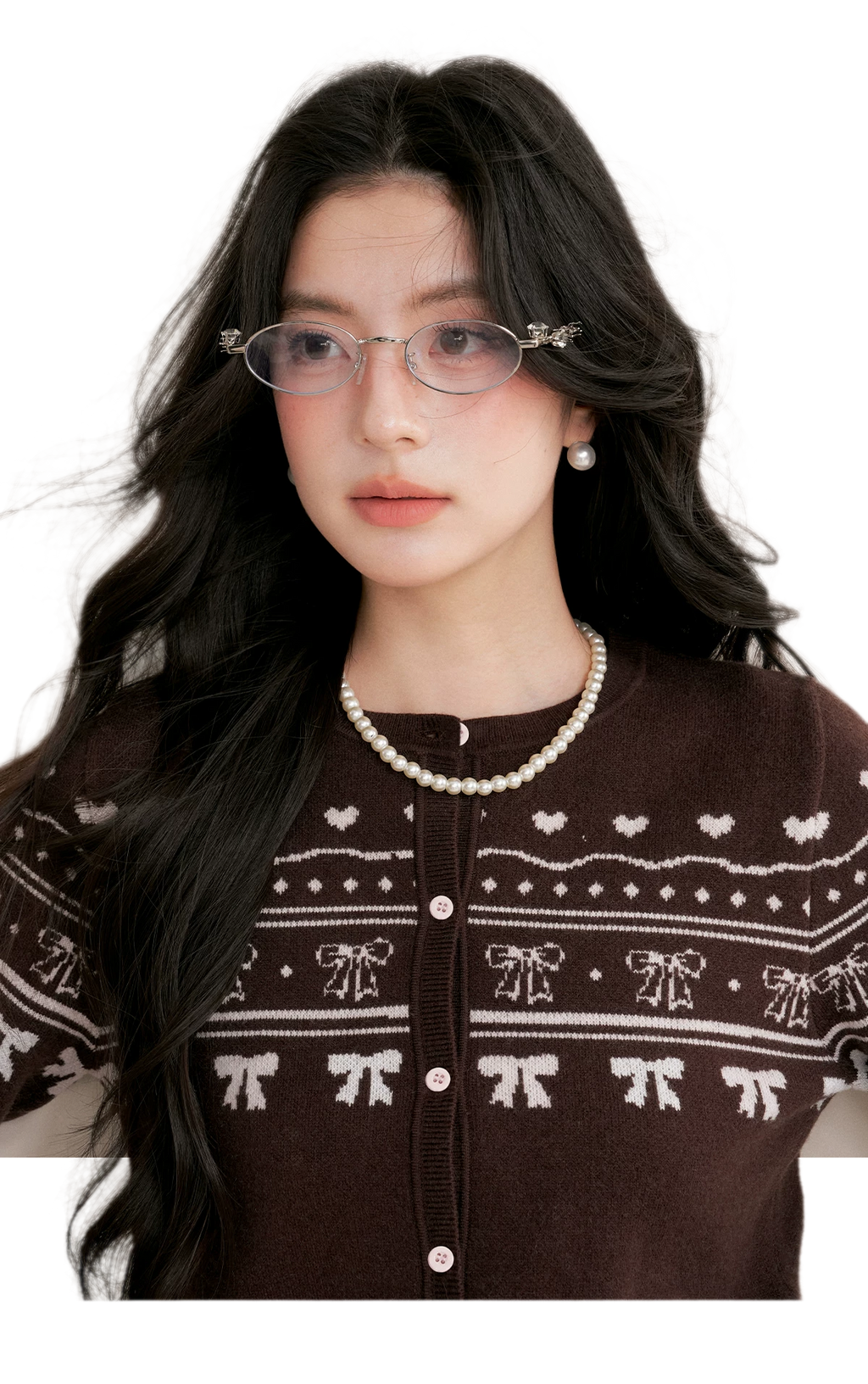 Fair Isle Tie Cardigan