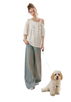 Sparkling Galaxy Wide-Leg Jeans