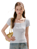 Lace Trim Tee
