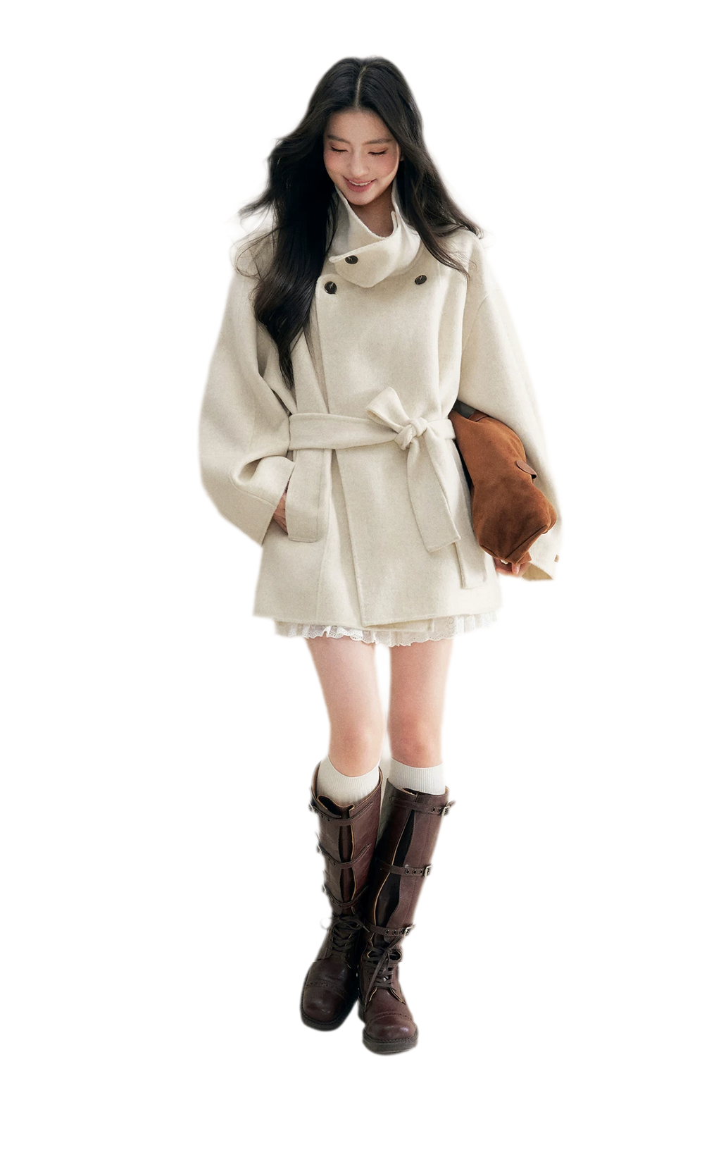 70 Wool Stand Collar Coat