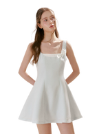 Bow Detail Short A-Line Dress