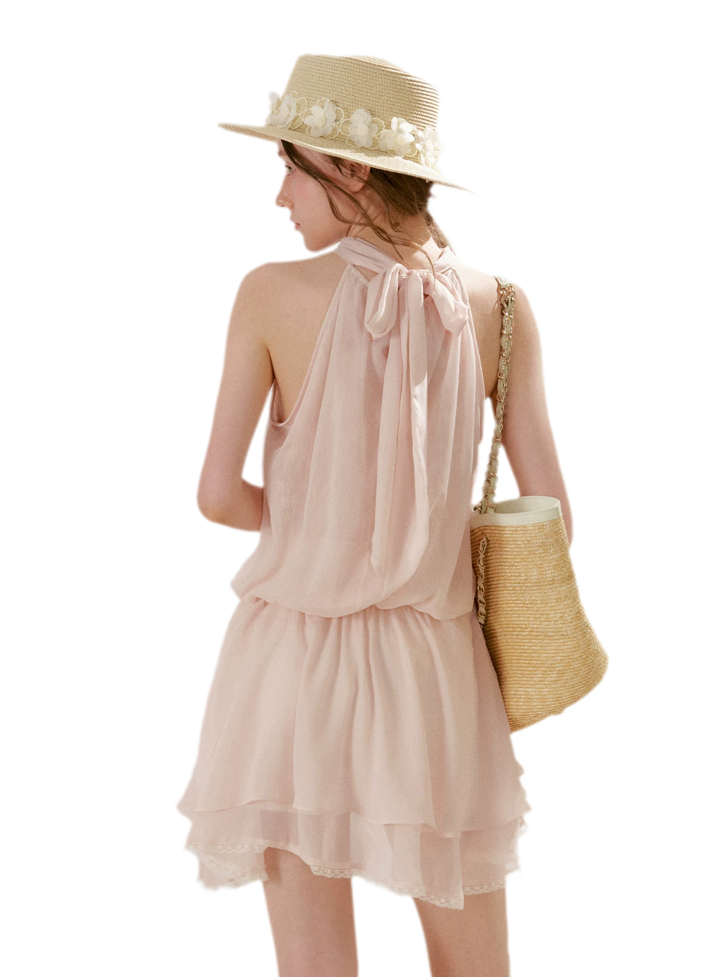 Lace Halter Dress