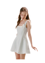 Bow Detail Short A-Line Dress