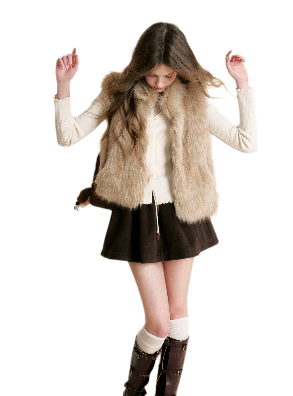 Eco Faux Fur Vest