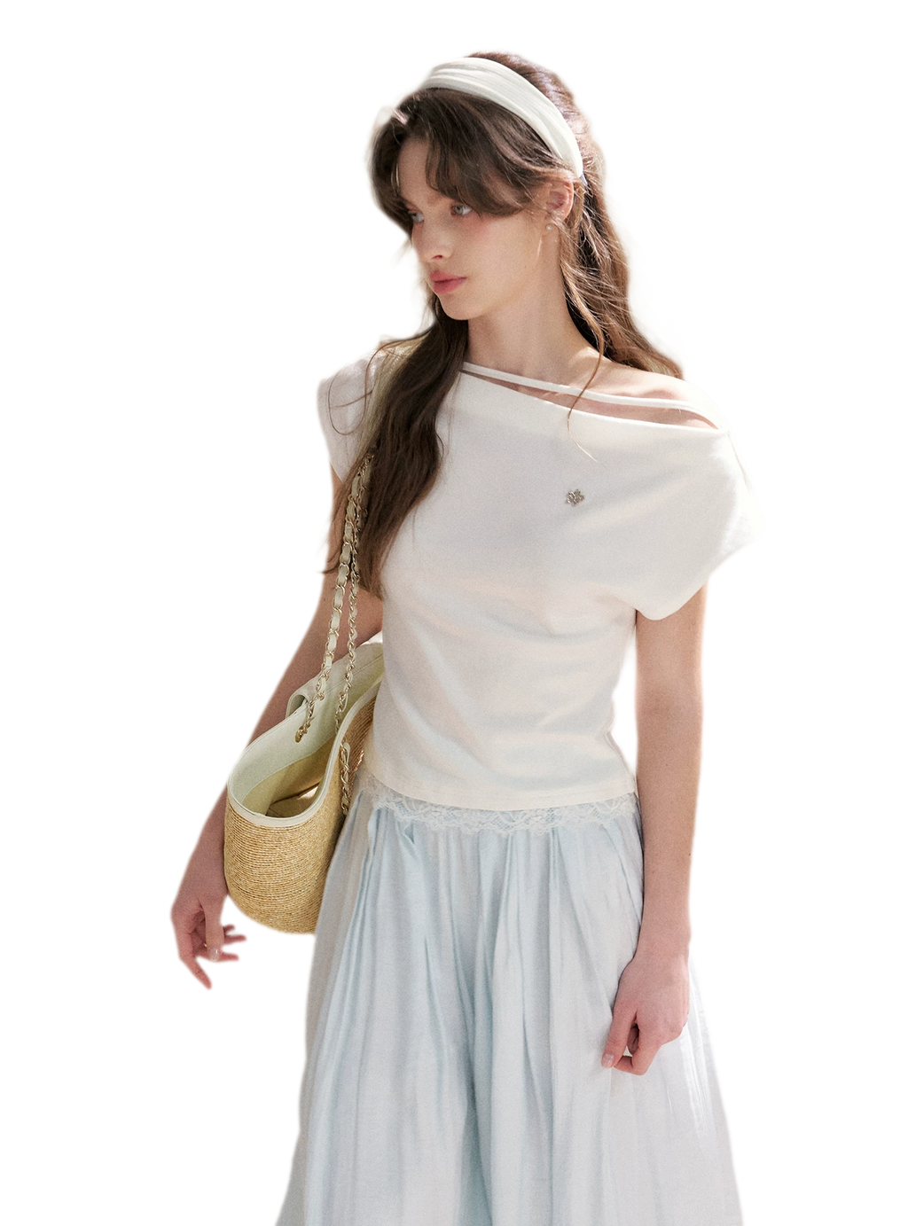 Lace Trim T-Shirt