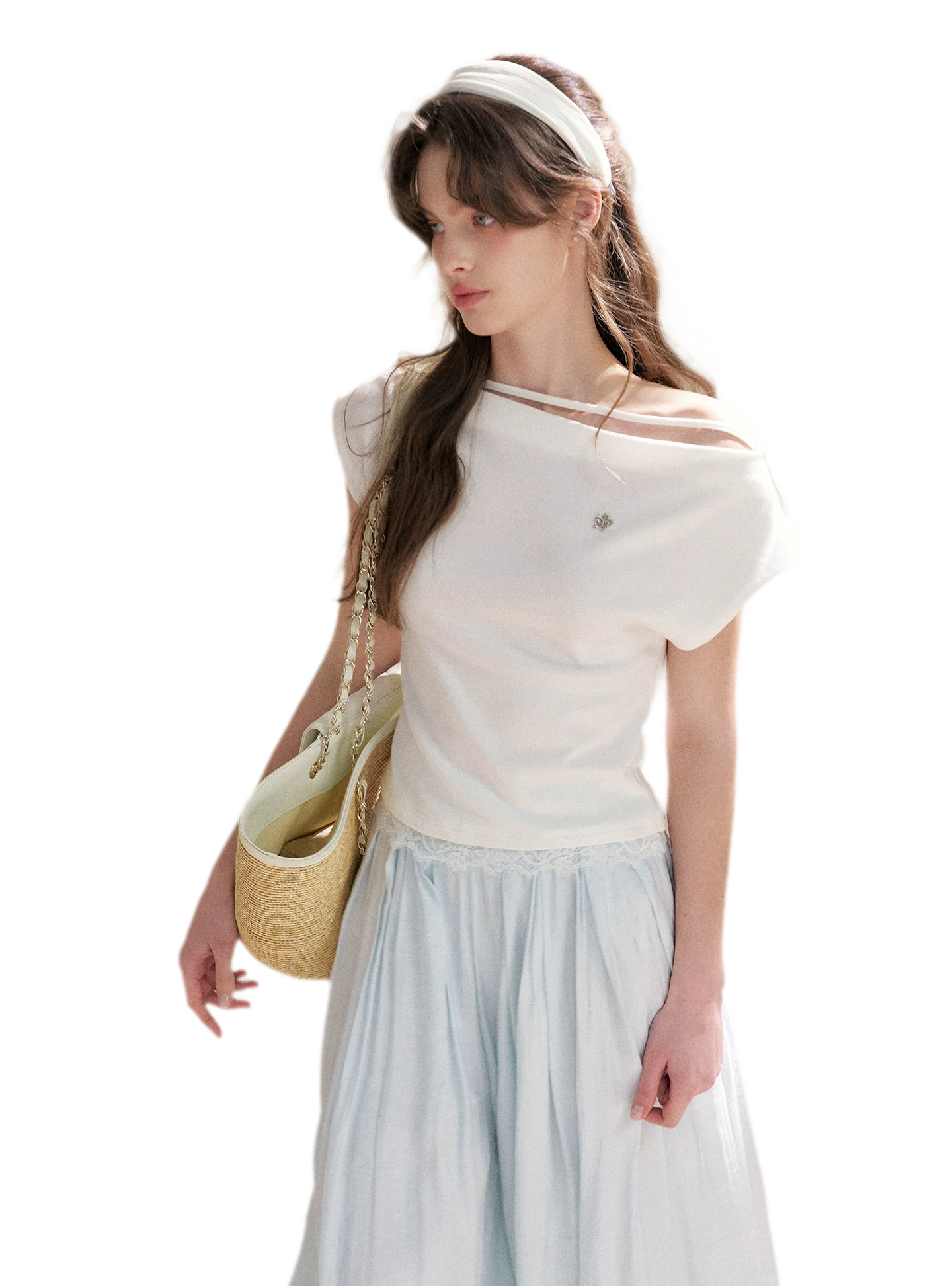 Lace Trim T-Shirt