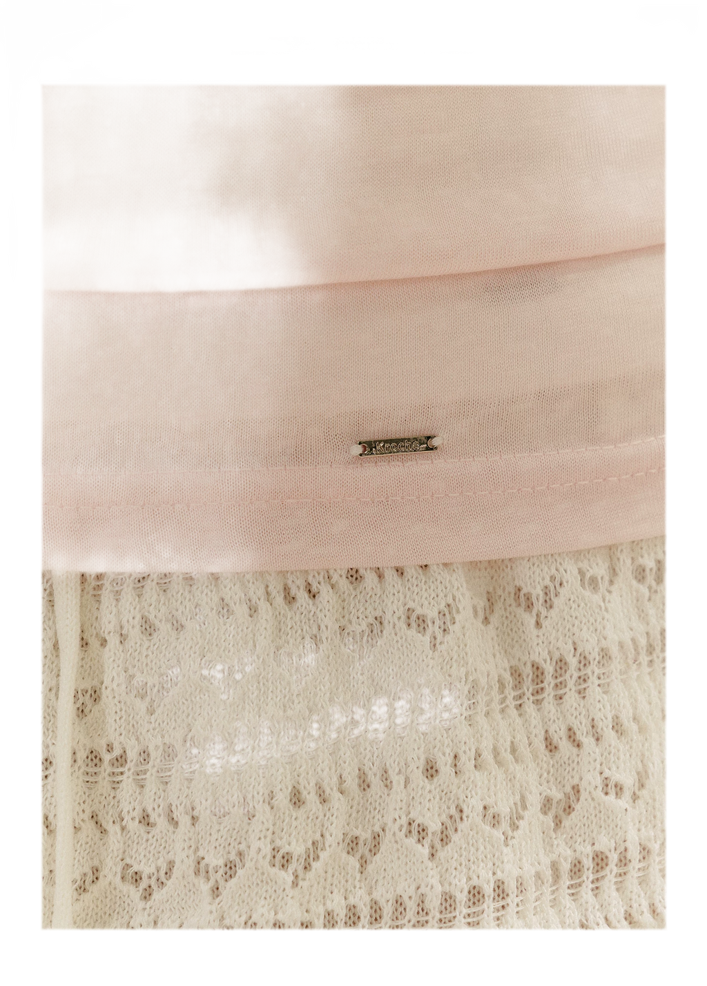 Snowflake Tencel Linen Lace T-shirt