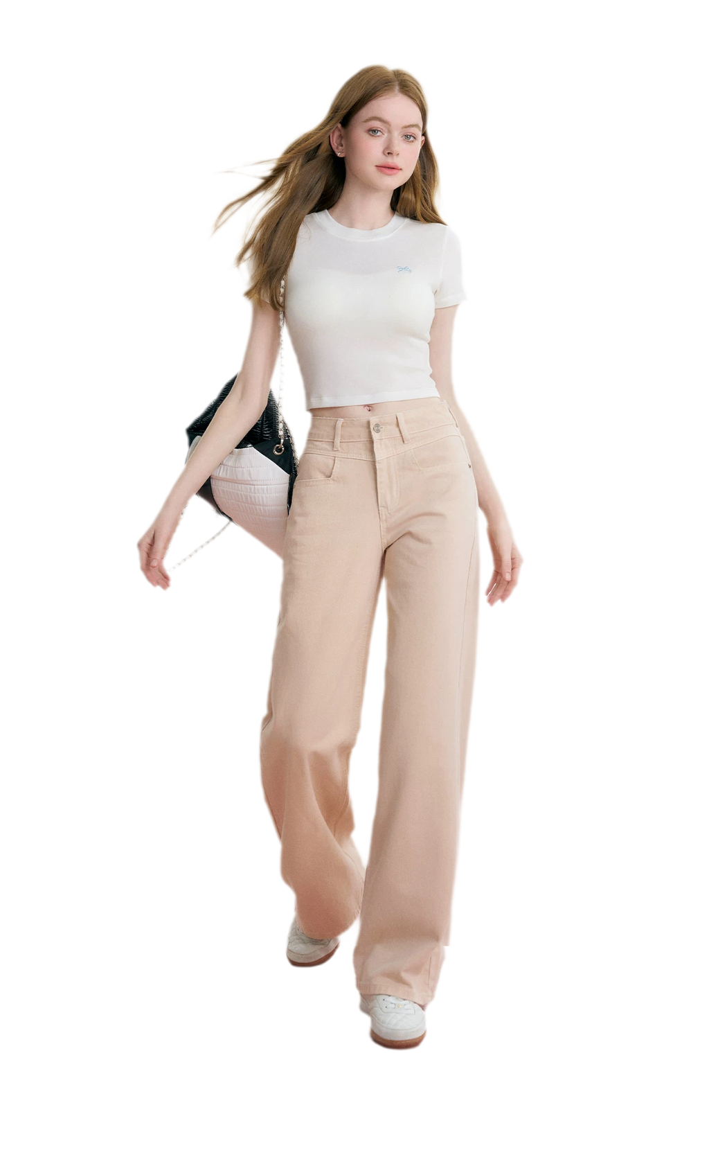 High-Waist Wide-Leg Jeans