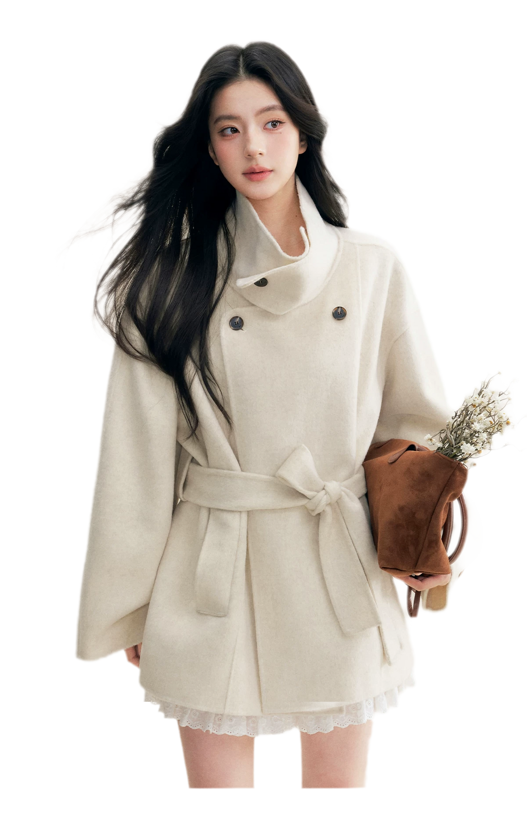 70 Wool Stand Collar Coat