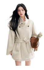 70 Wool Stand Collar Coat
