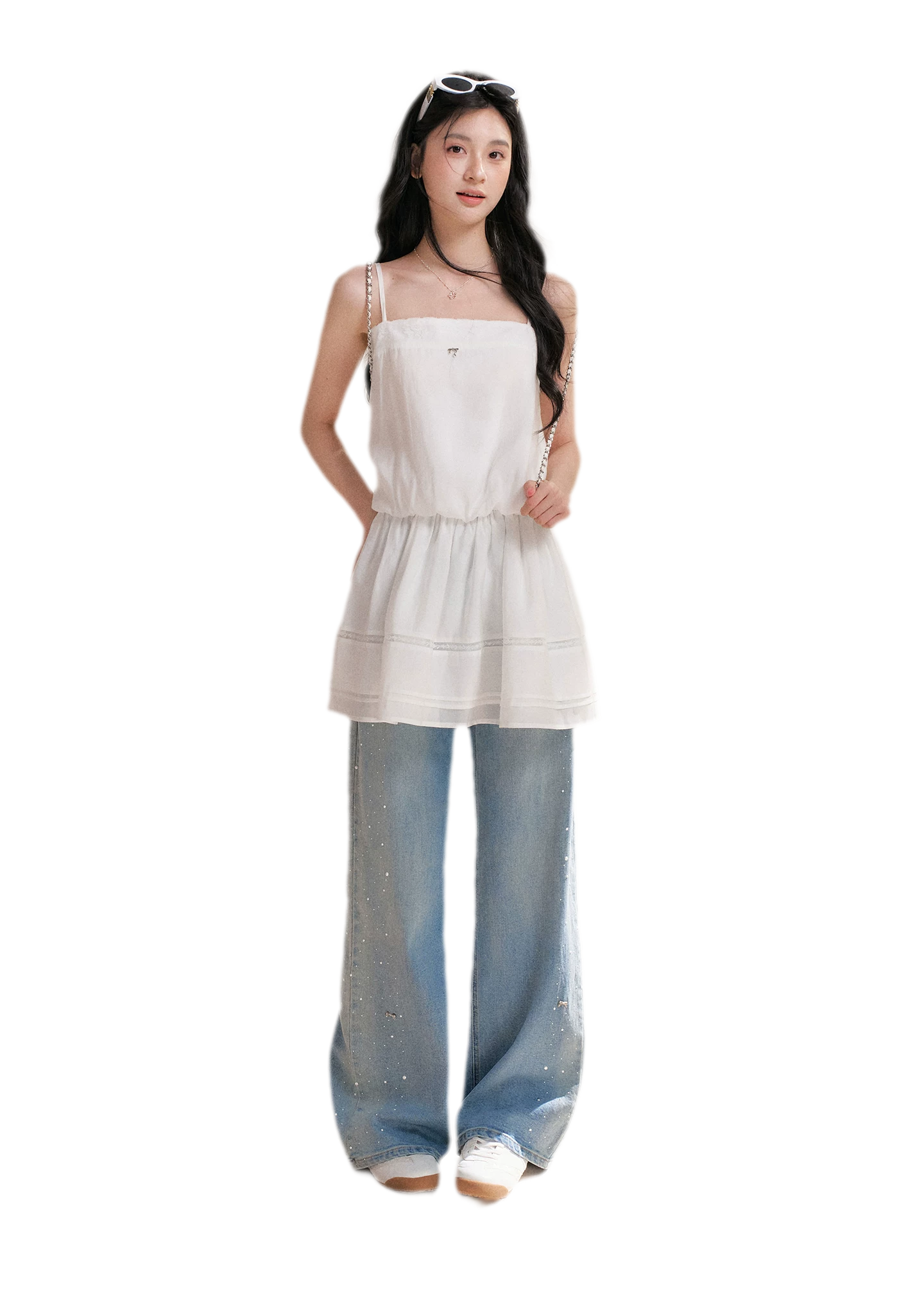Staycation Straight Leg Moonlight Jeans