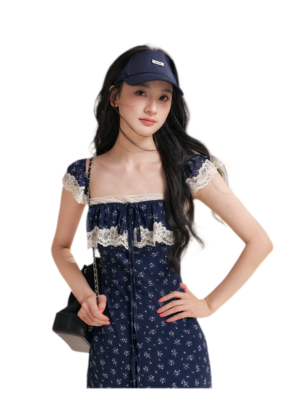 Lace Floral Camisole Dress