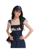 Lace Floral Camisole Dress