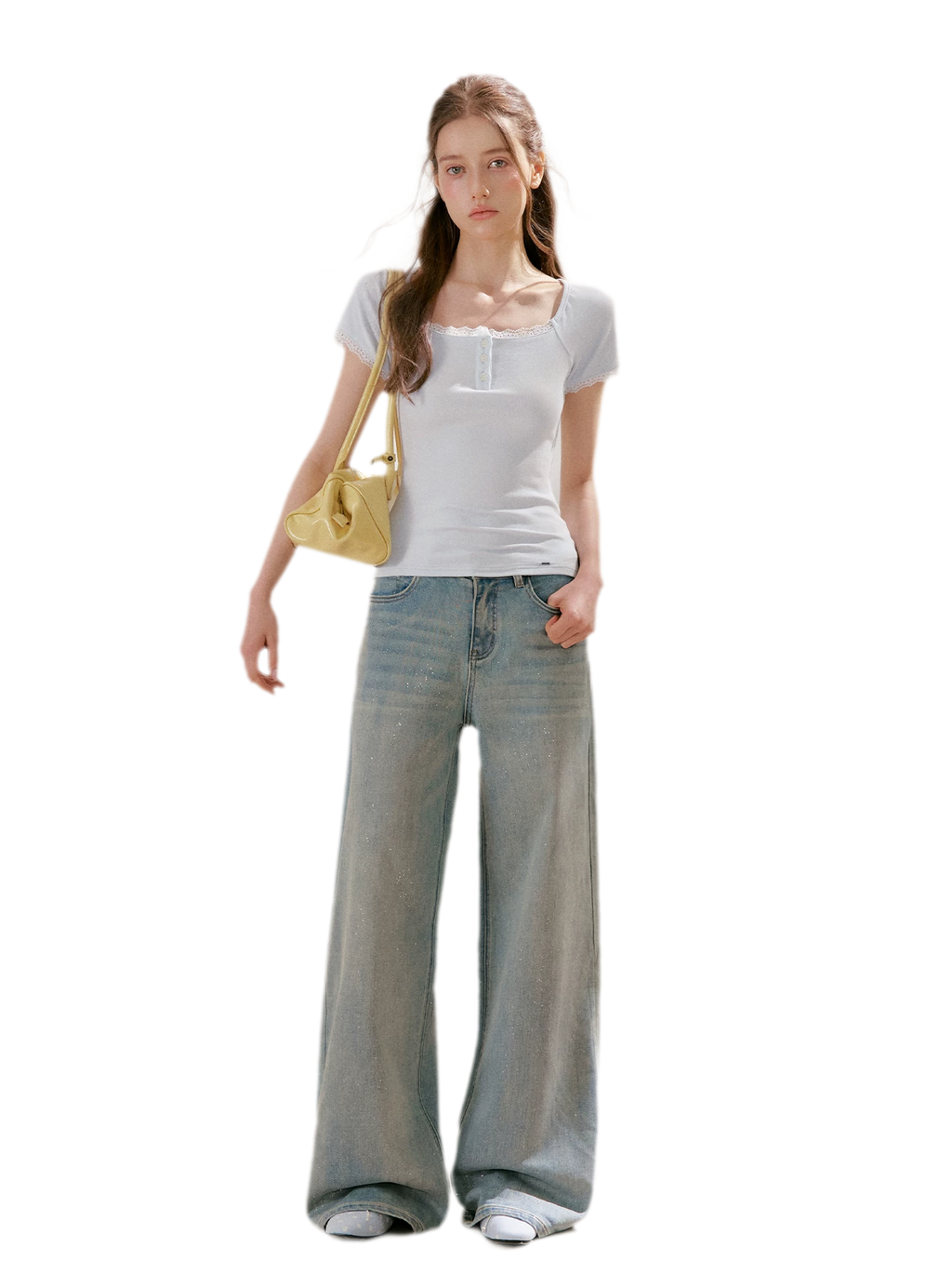 Lace Trim Tee